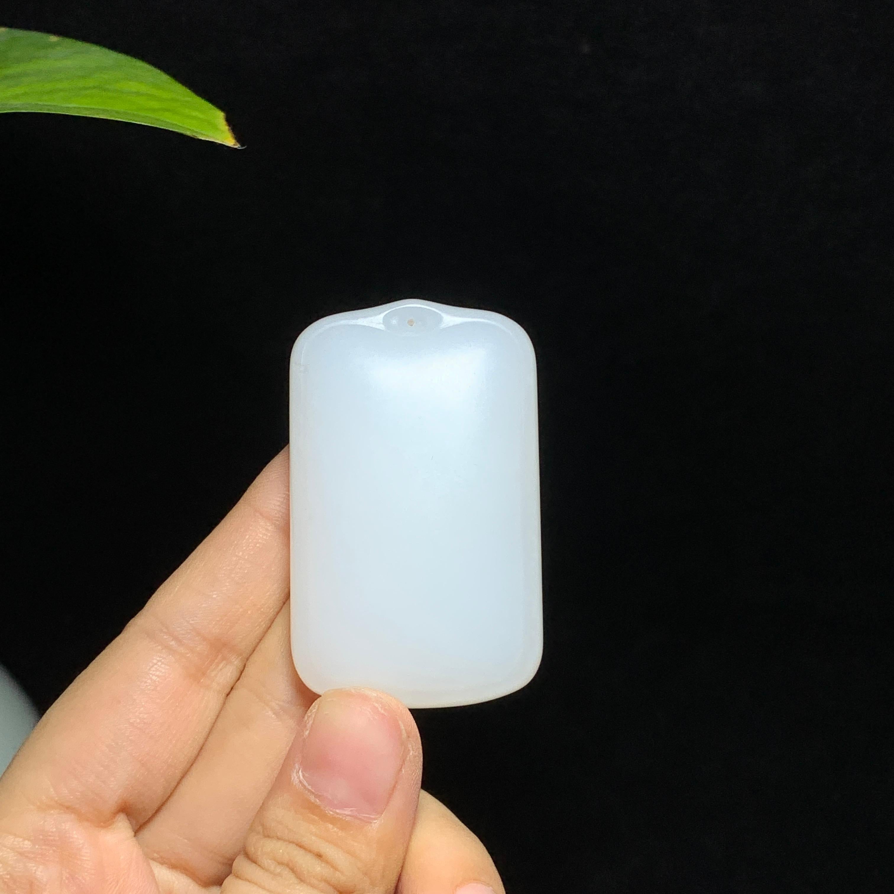 和田山料白玉无事牌挂件（48.5g）