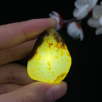 和田玉聚红皮籽料吊坠籽（14.6g）