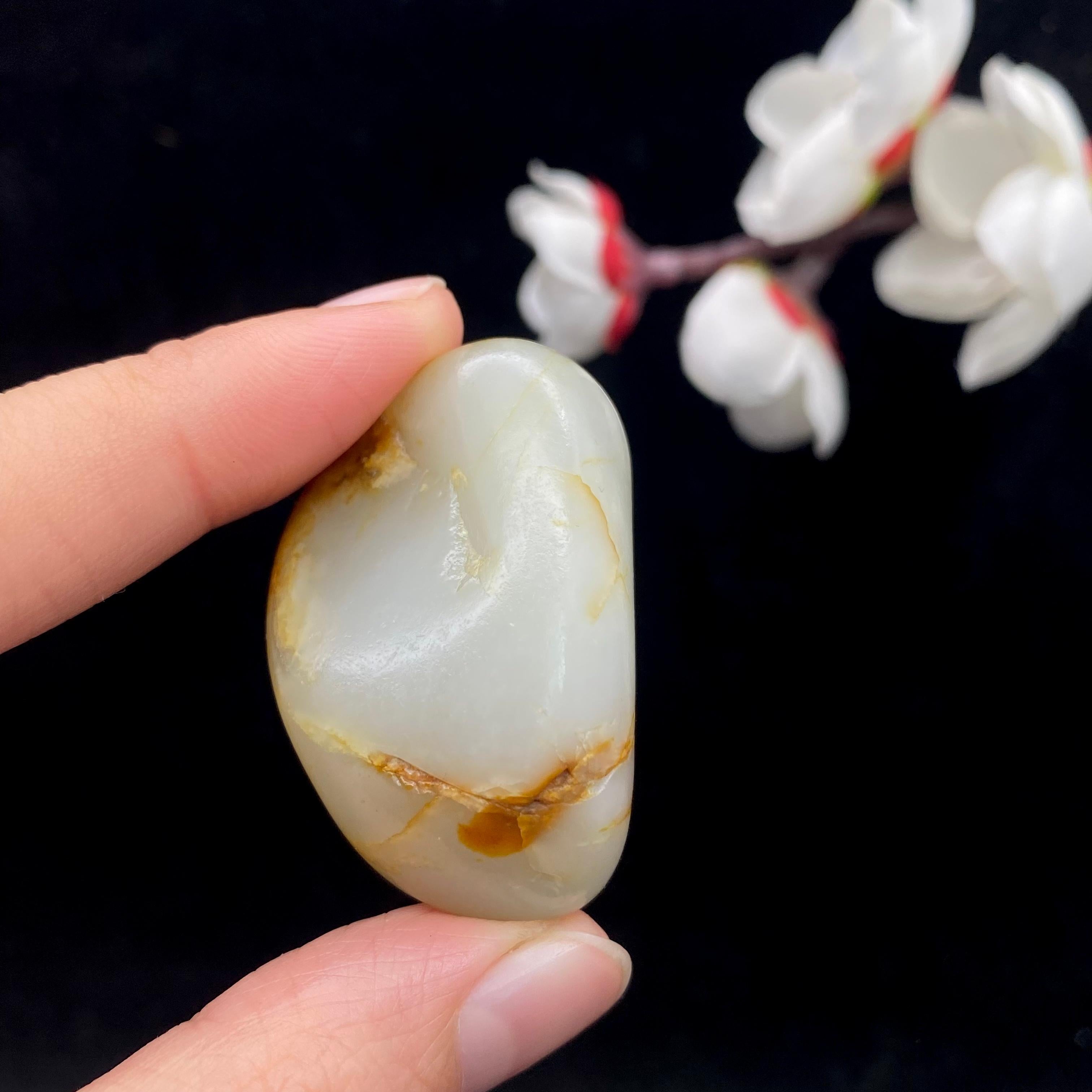 【超值推荐】和田玉聚黄皮籽料挂件（30g）