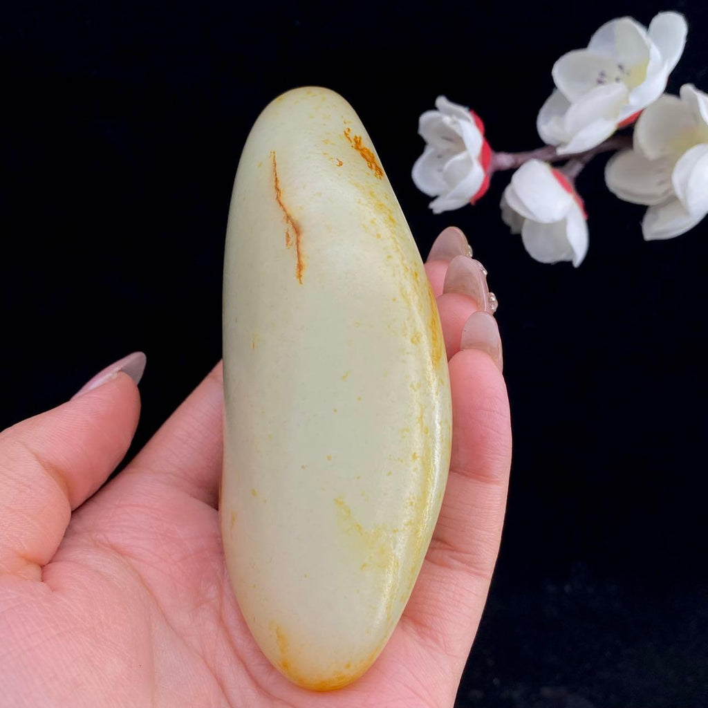 和田玉洒金皮籽料原石（298.3g）