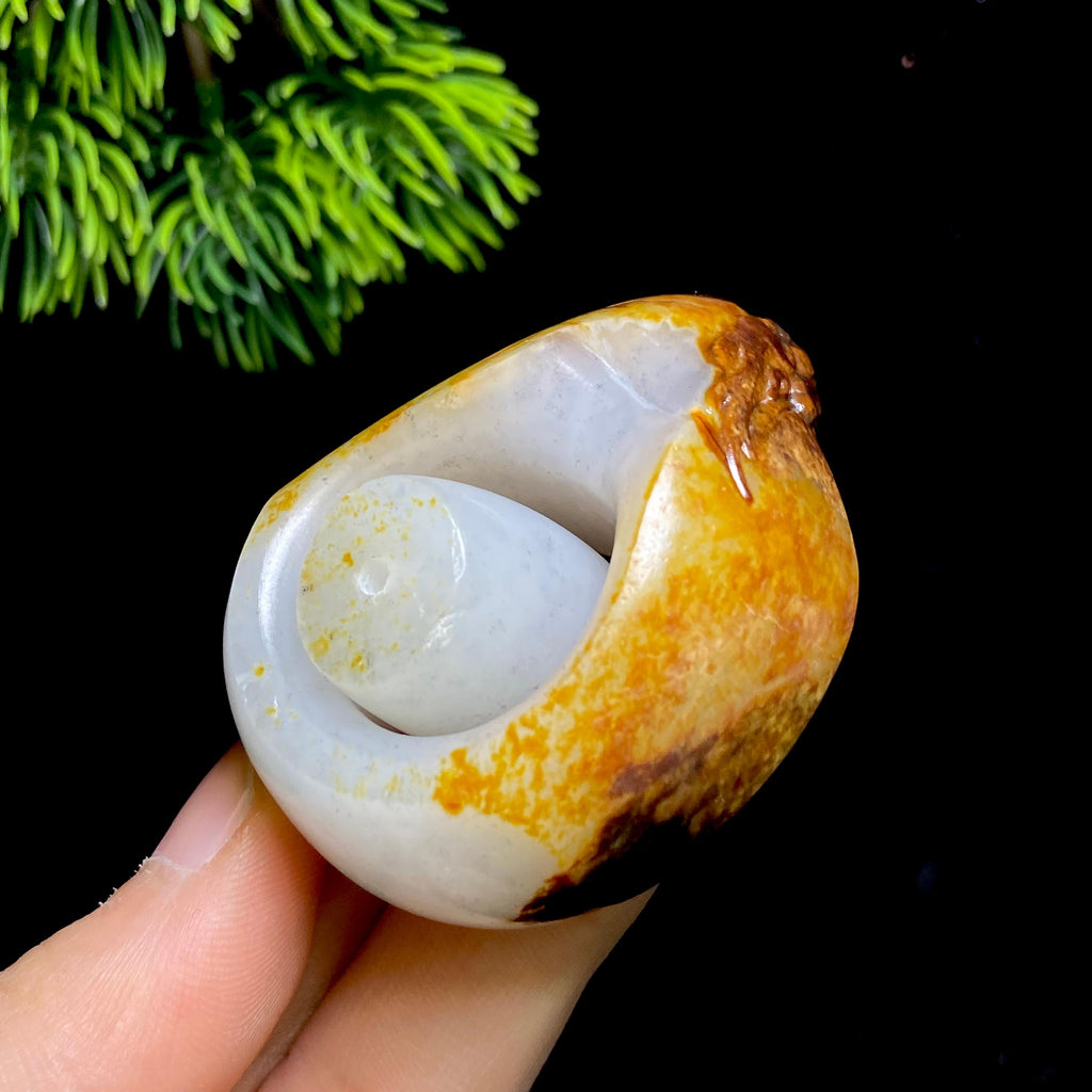 和田玉籽料扳指（71.1g）