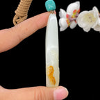 和田玉白玉籽料【坐莲观音】（73.3g）