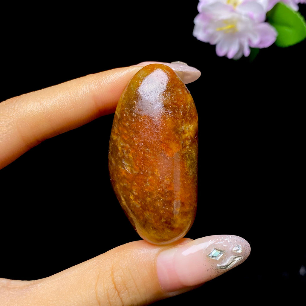 和田玉红沁皮籽料挂件（30.9g）