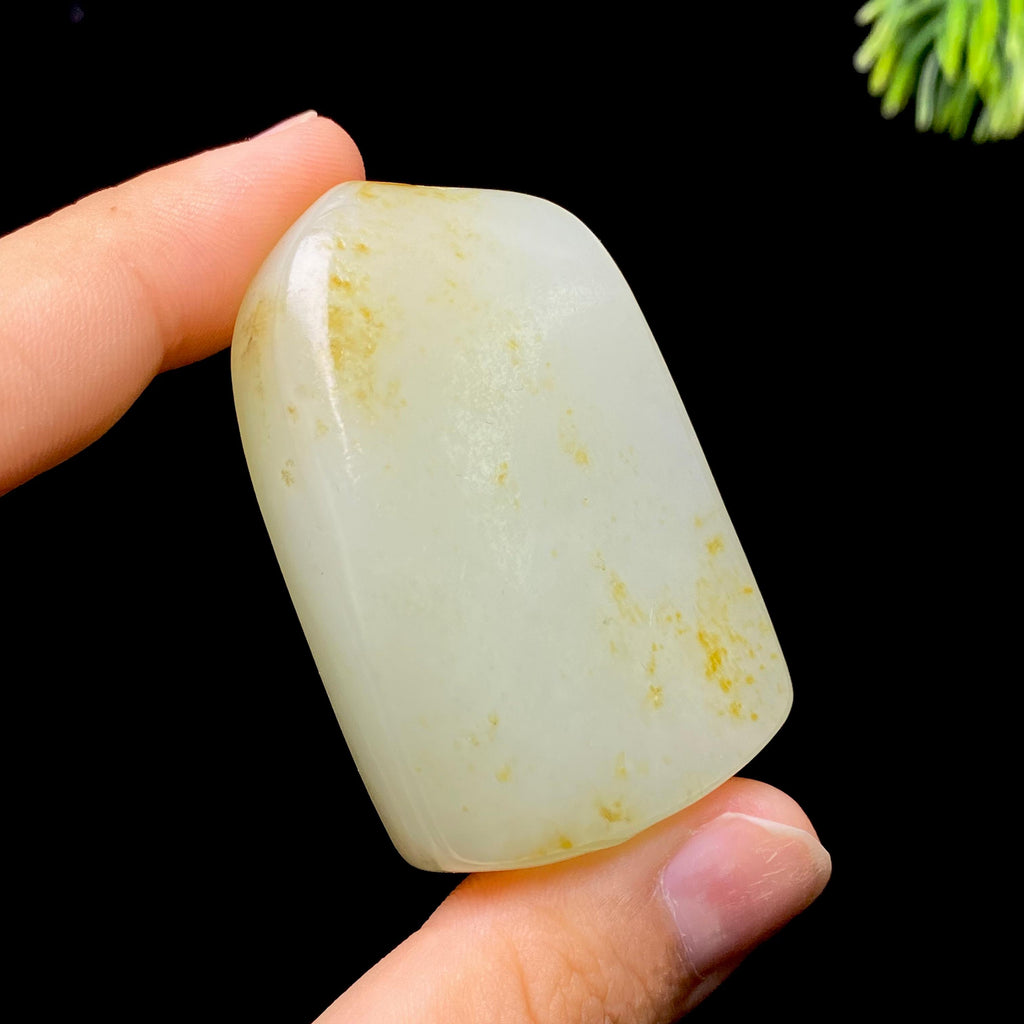 和田玉籽料无事牌（52.6g）