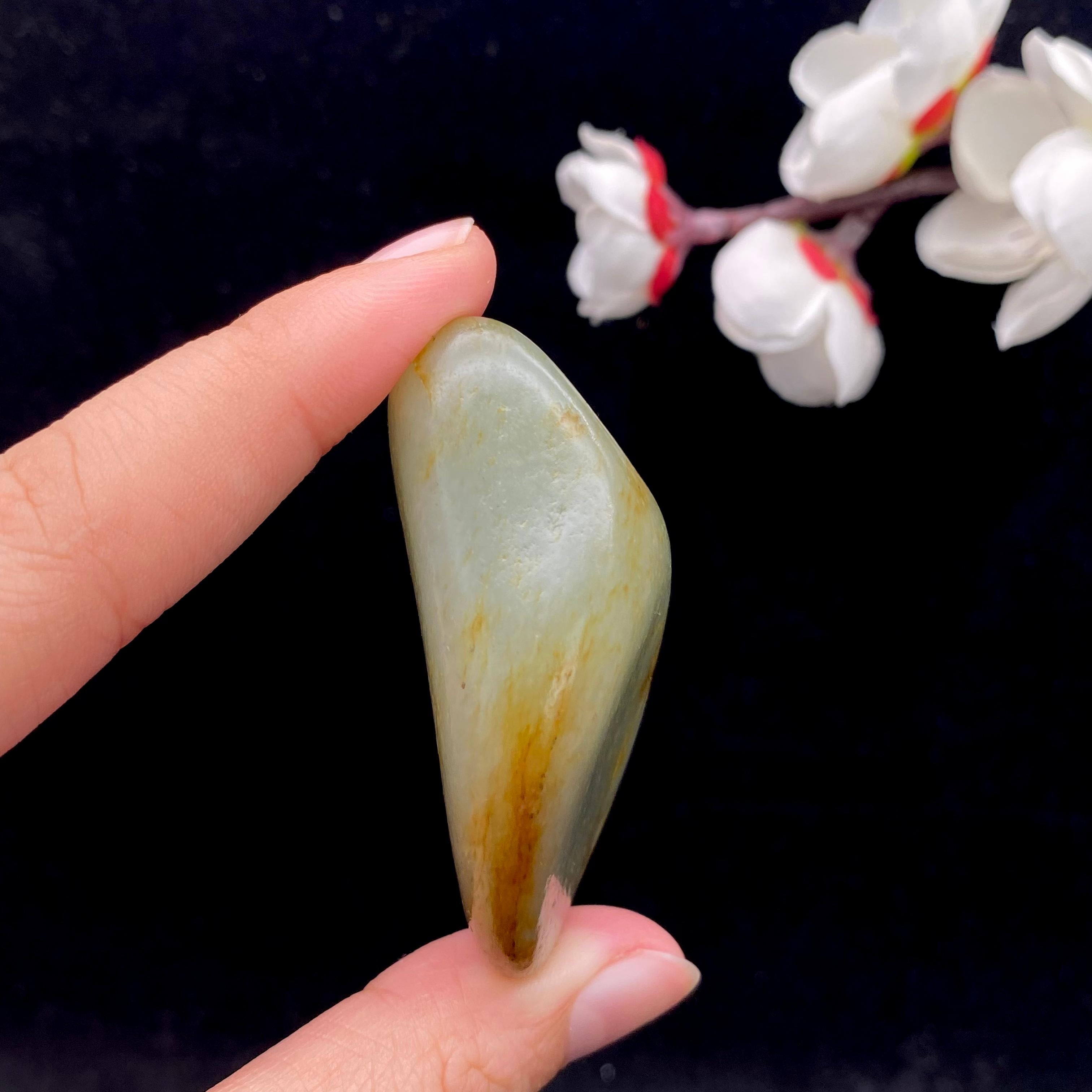 和田玉洒金皮籽料挂件（59g）