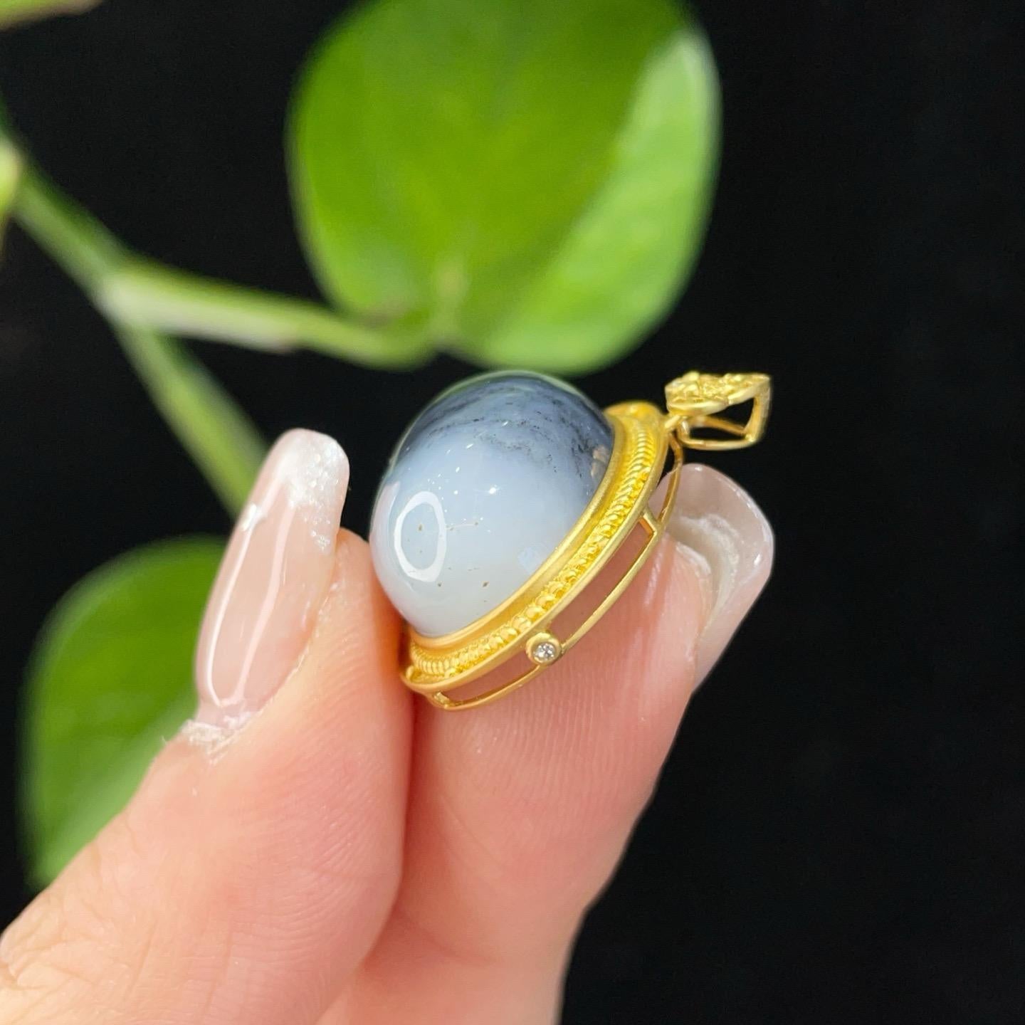 18k金青花吊坠2604300020（8.2g）