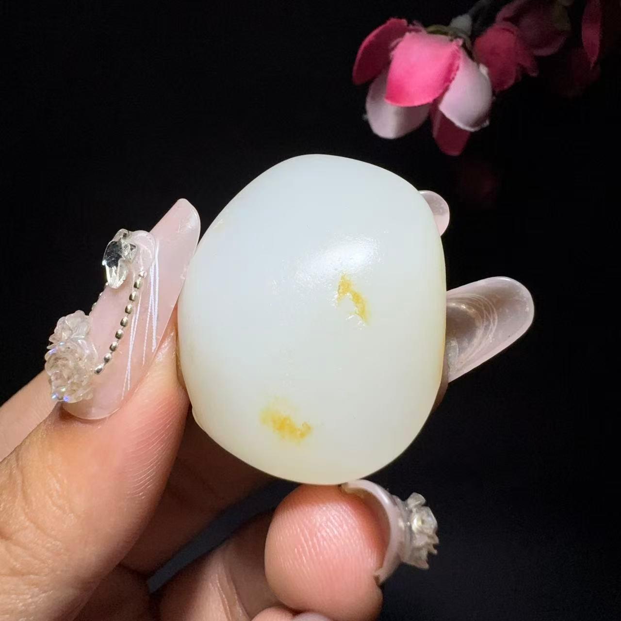 和田玉籽料挂件佛公（21.9g）