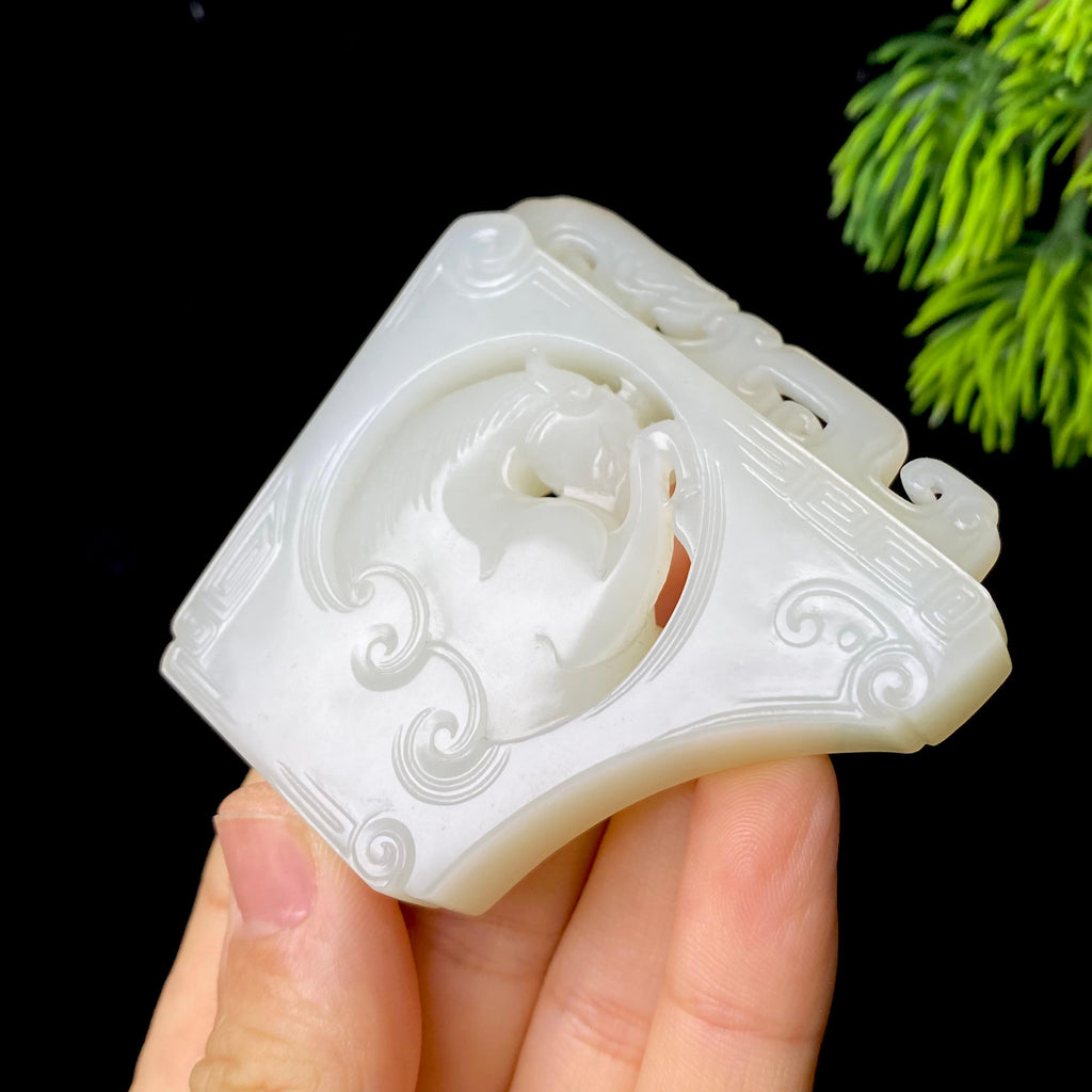 和田玉籽料马到成功（78.8g）