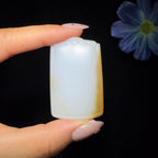 和田玉糖白平安无事牌（31.4g）