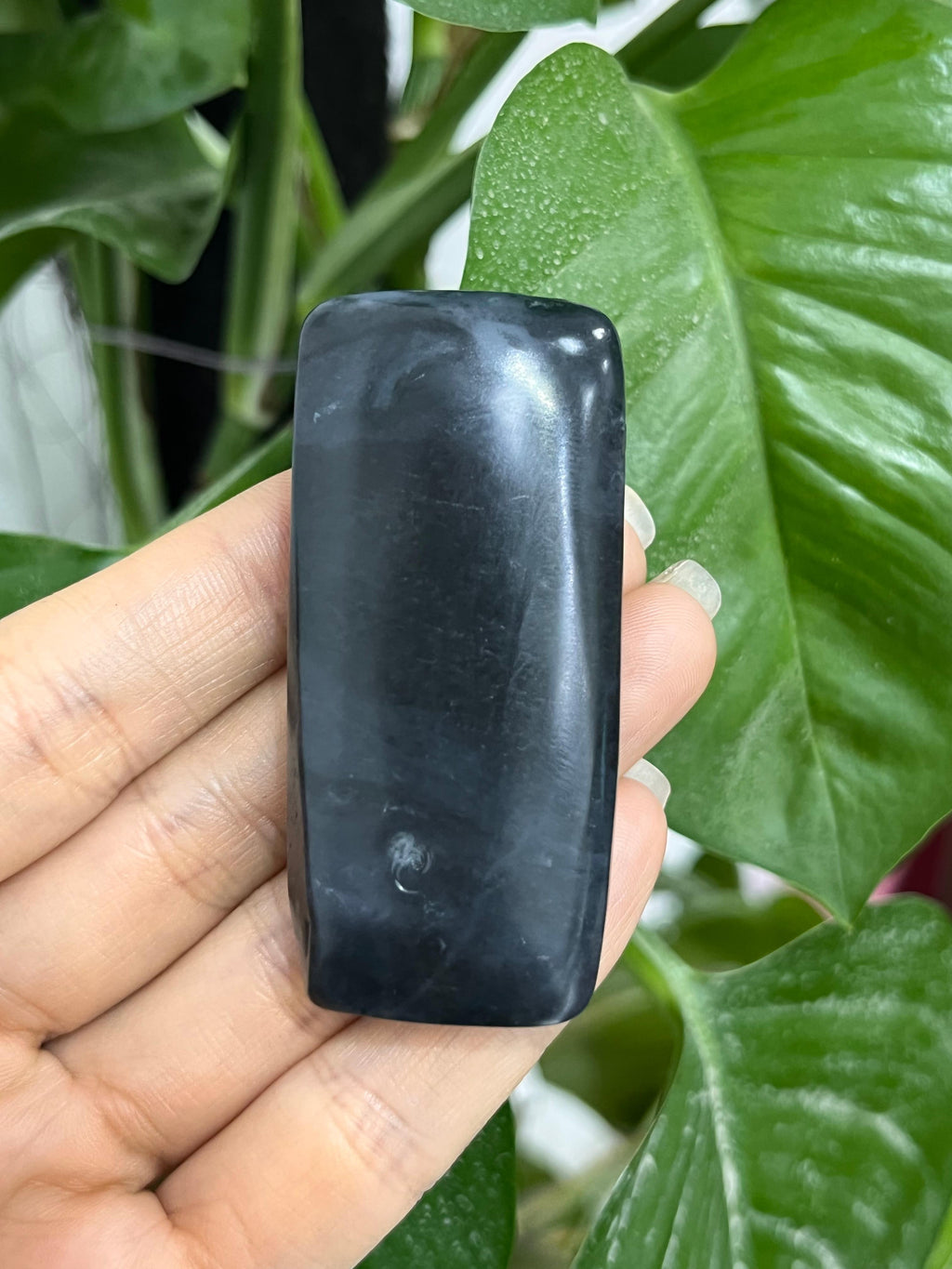 和田籽料青花钟馗纳福（61.3g）