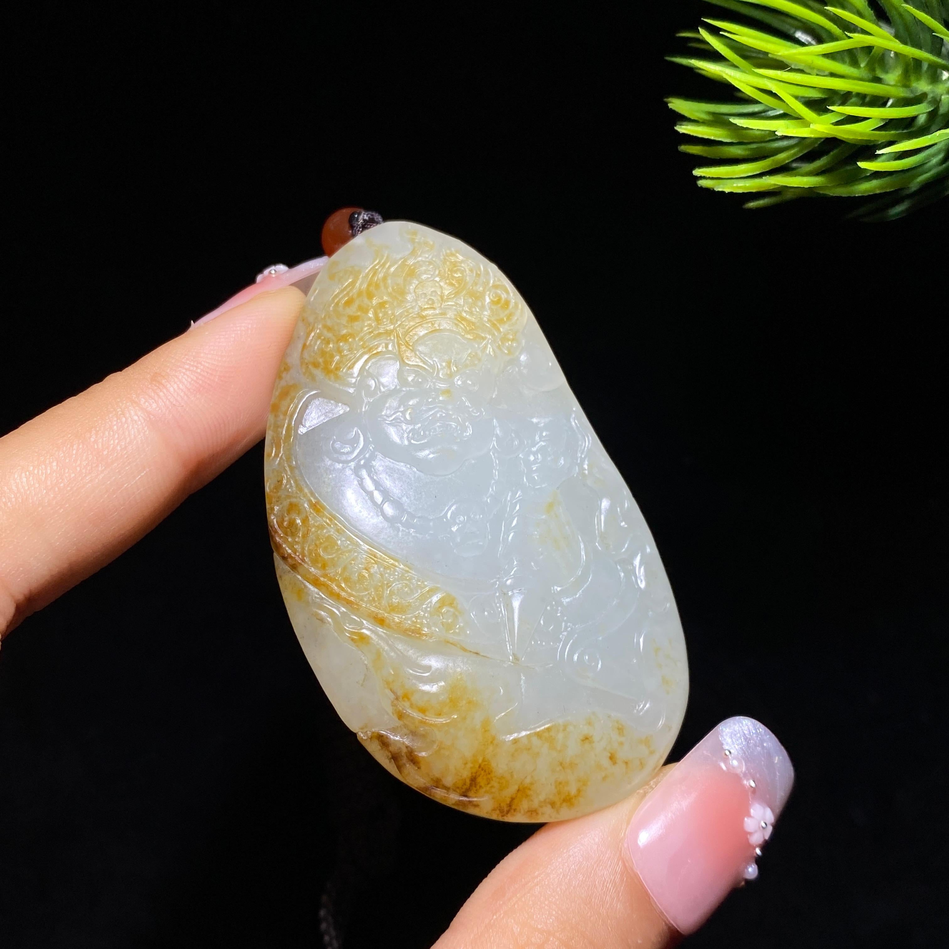和田玉籽料钟馗（40.9g）