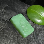 和田玉碧玉粉绿佛公
