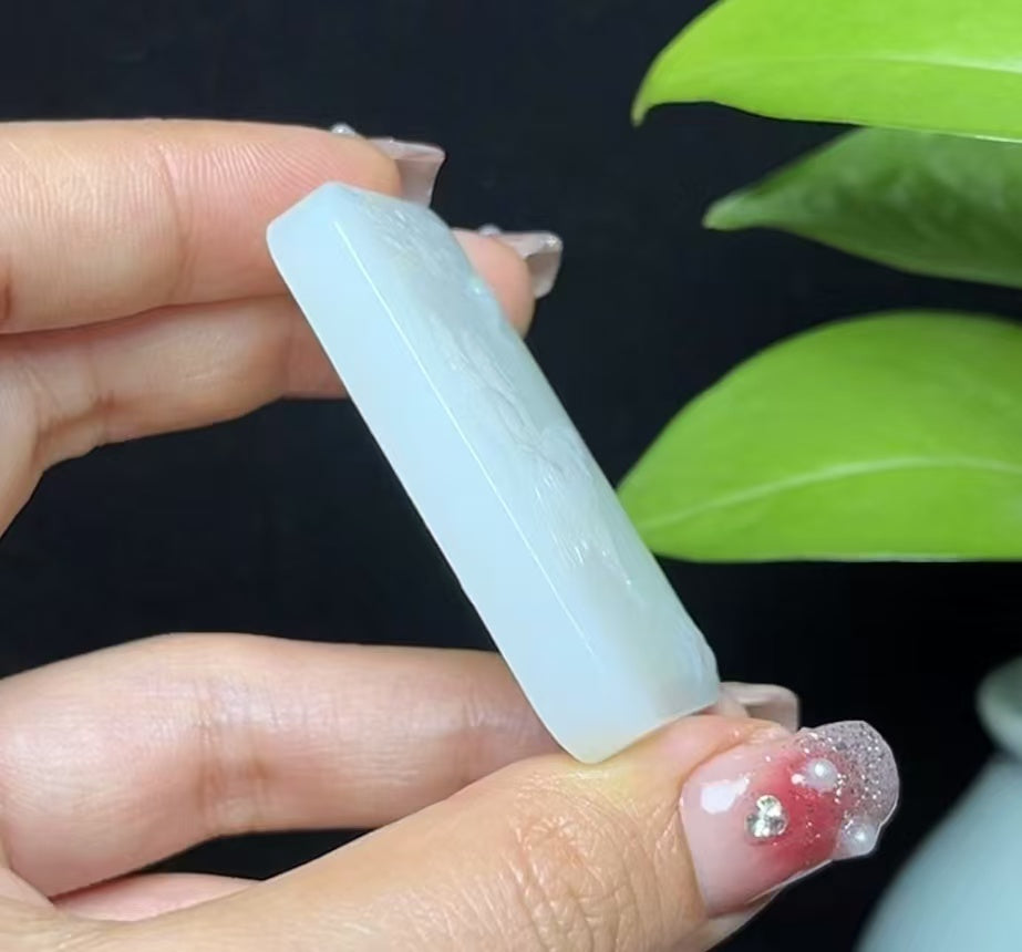 和田羊脂玉生肖鸡