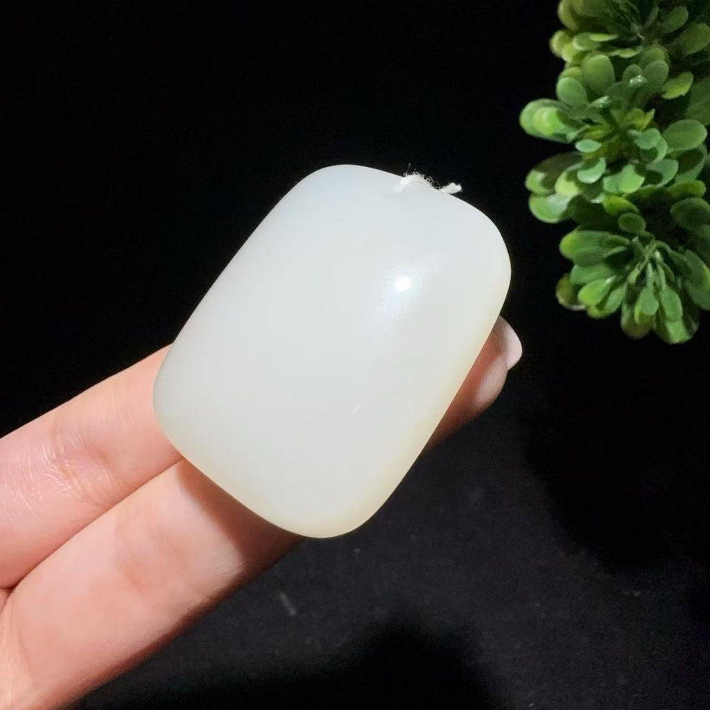 和田玉白玉平安牌