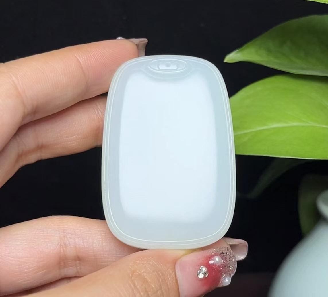 和田羊脂玉生肖龙牌