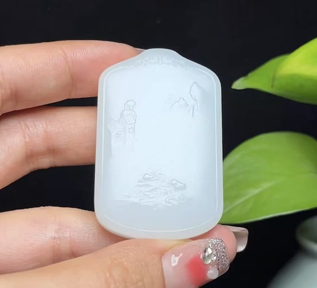 和田羊脂玉千手观音