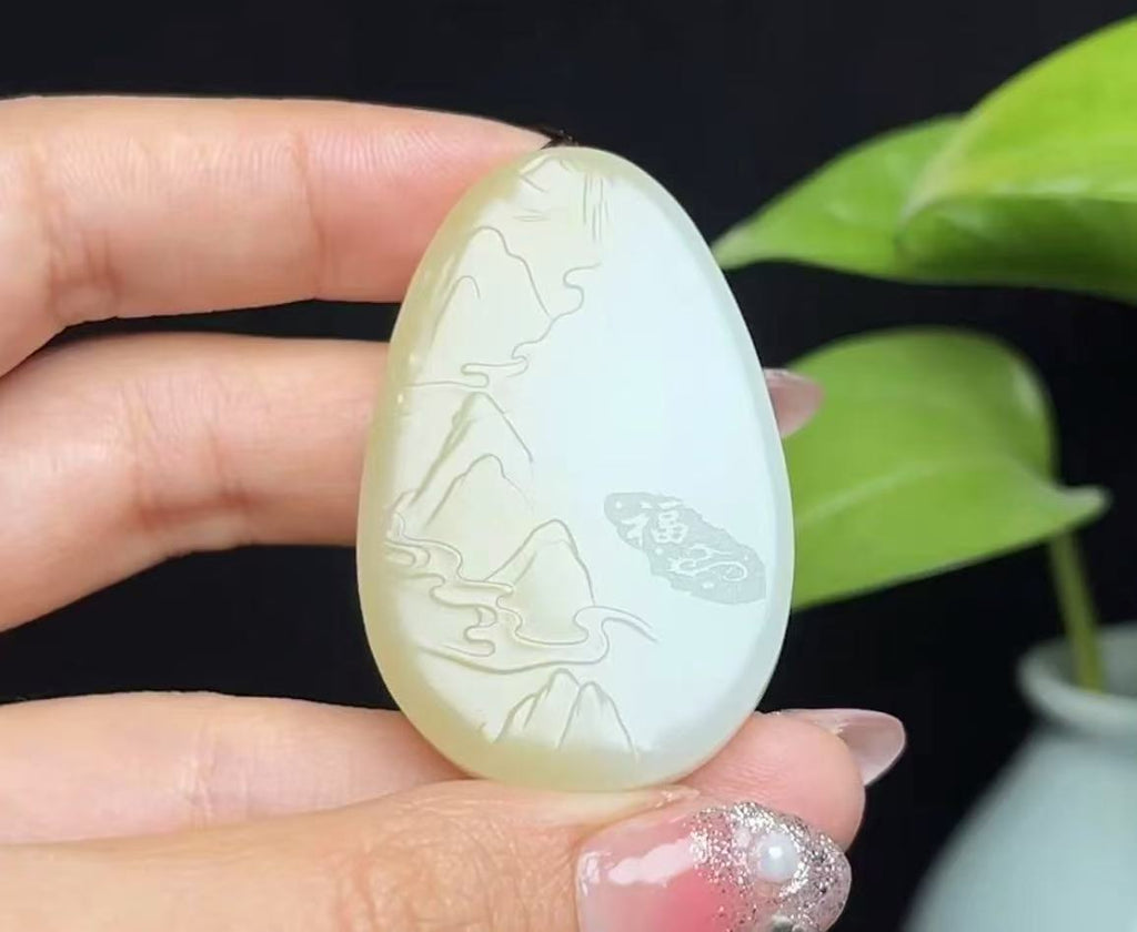 新疆和田玉且末糖下山虎