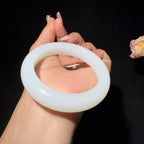 和田玉白玉手镯