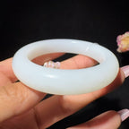 和田玉白玉手镯