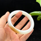 和田玉糖白手镯