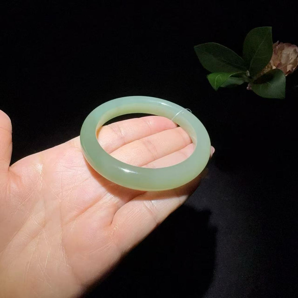 和田玉清水手镯