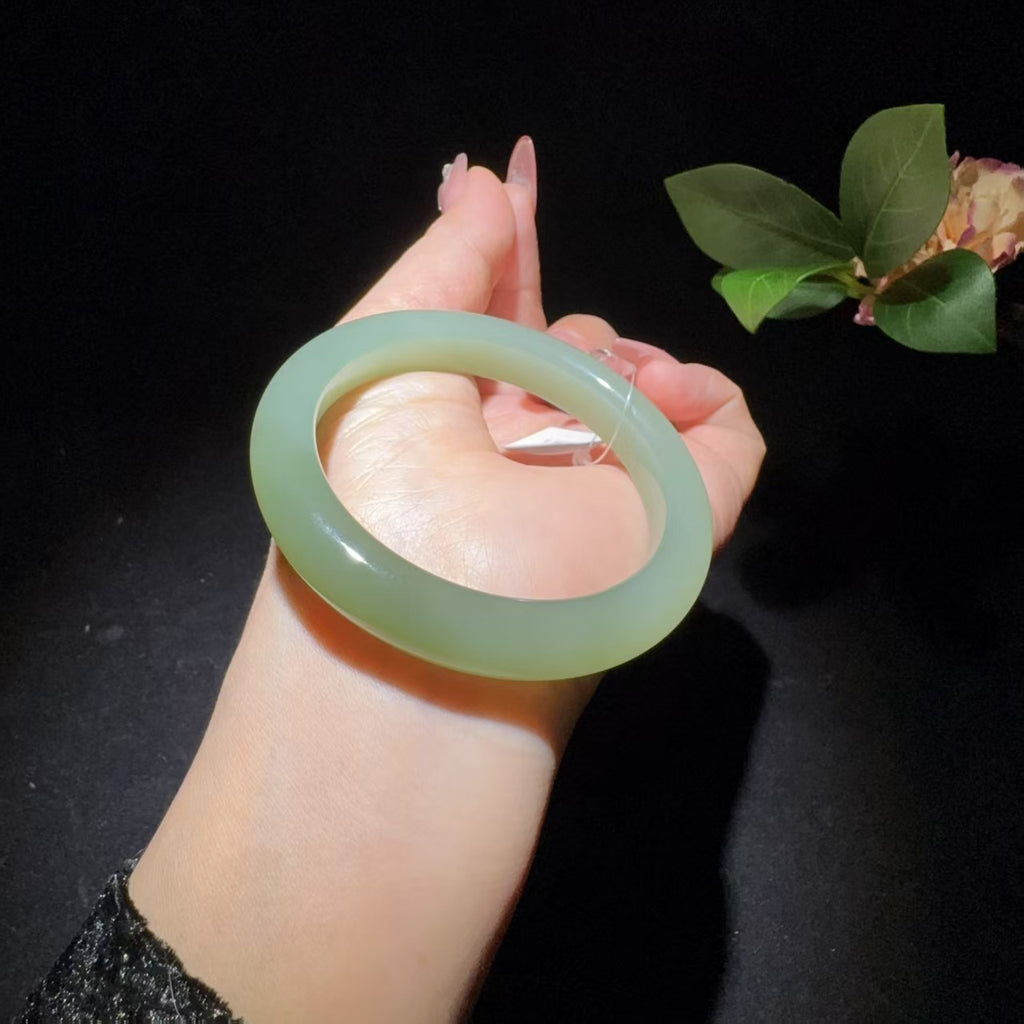 和田玉清水手镯