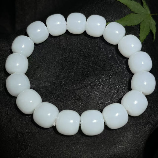 和田玉羊脂白玉手串