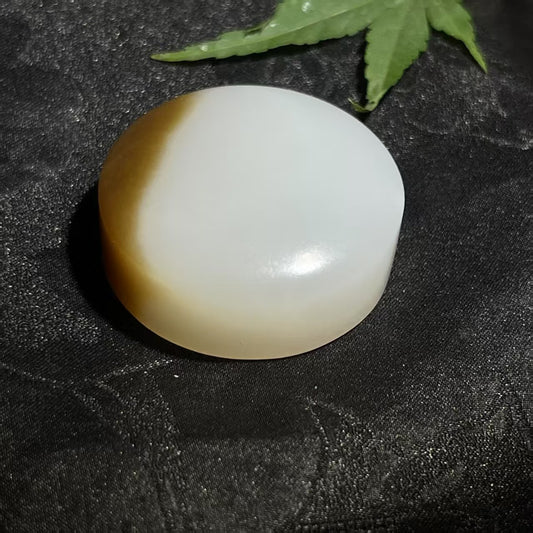 和田玉糖羊脂白玉圆牌