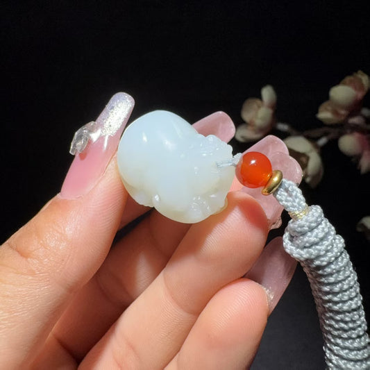 和田玉白玉貔貅