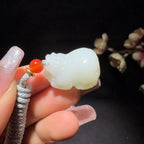 和田玉白玉貔貅