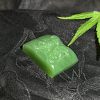 和田玉碧玉粉绿瑞兽挂件