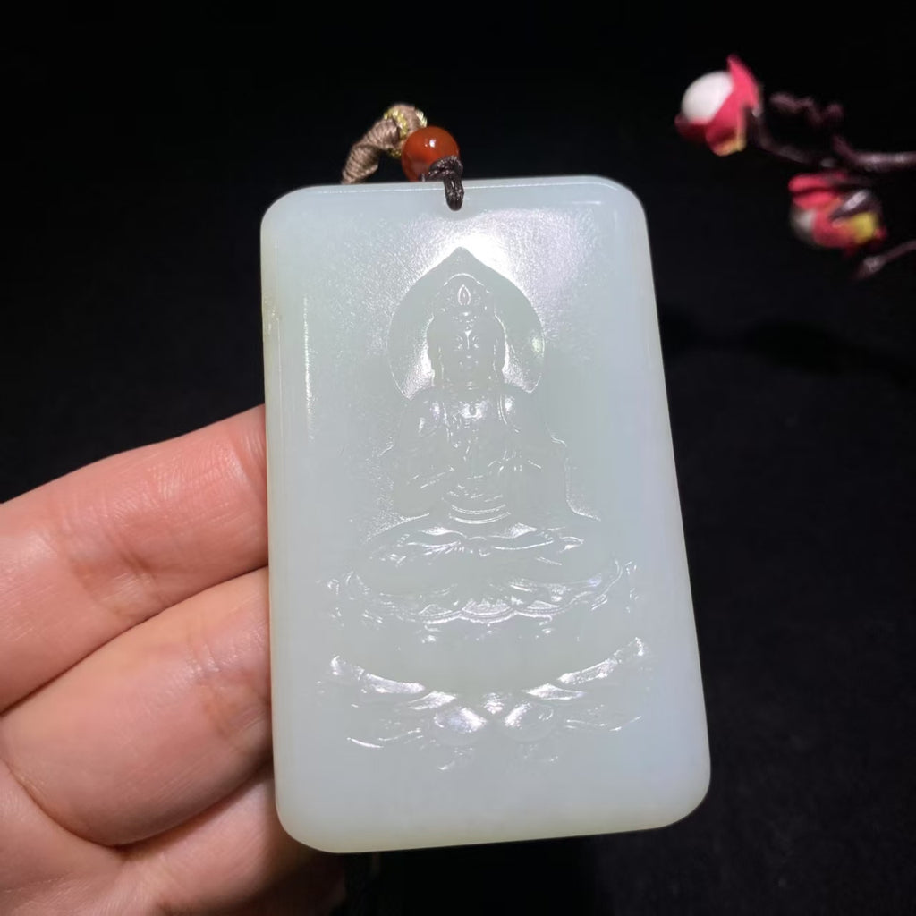 和田山料白玉观音