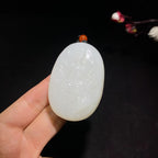 和田山料羊脂白玉观音