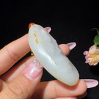 和田玉籽料普贤菩萨