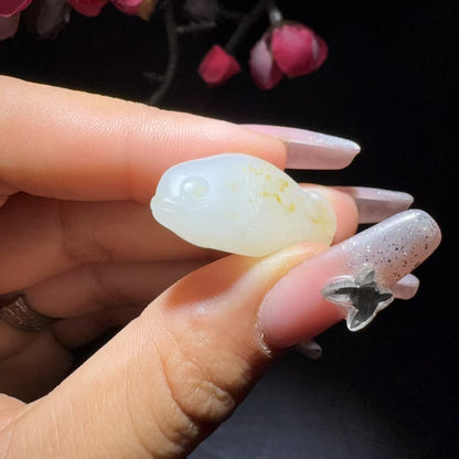 【超值推荐】和田玉籽料鱼挂件