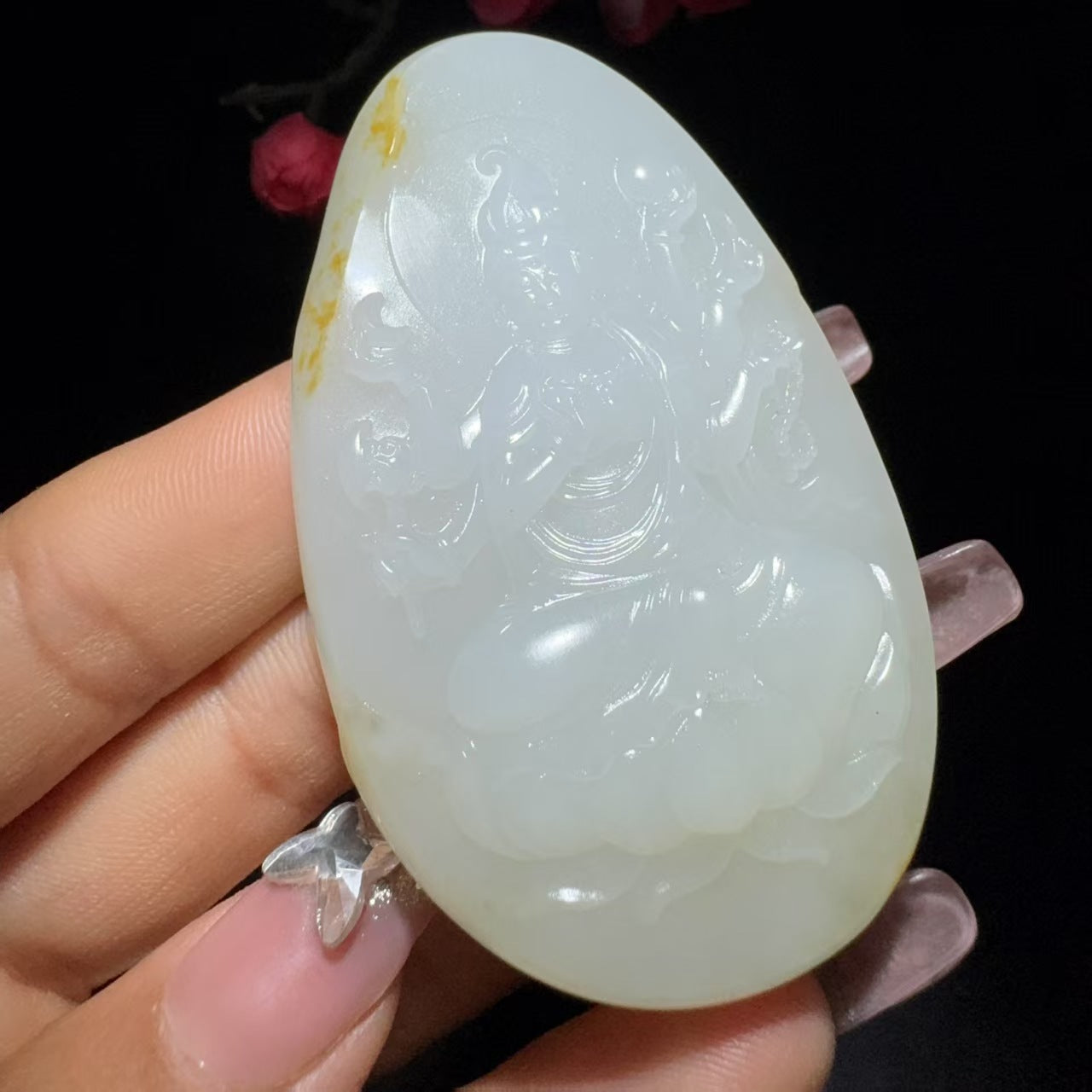 和田玉籽料千手观音