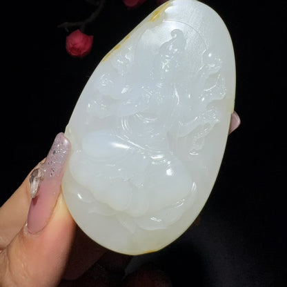 和田玉籽料千手观音