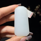 和田玉白玉平安牌
