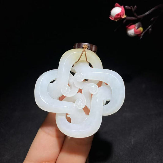 和田糖白玉腰缠万贯挂件
