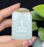 新疆和田玉且末糖羊脂玉千手观音