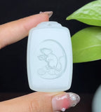和田羊脂玉如意生肖鼠
