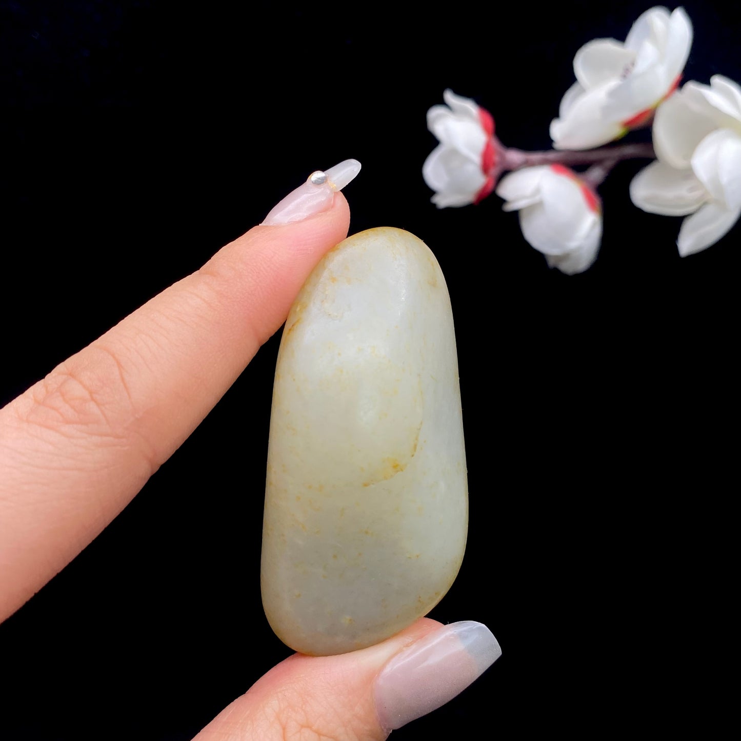 【超值推荐】和田玉-洒金皮青花底籽料挂件