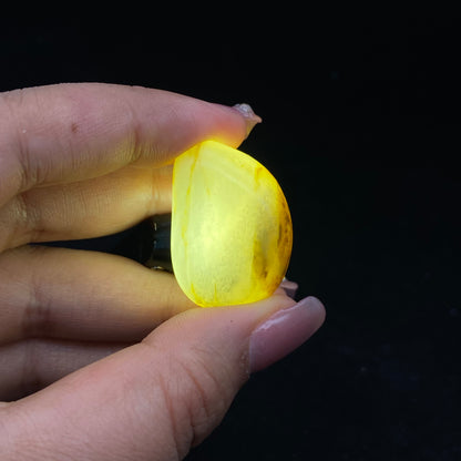 【超值推荐】和田玉-聚黄皮青花籽料吊坠籽