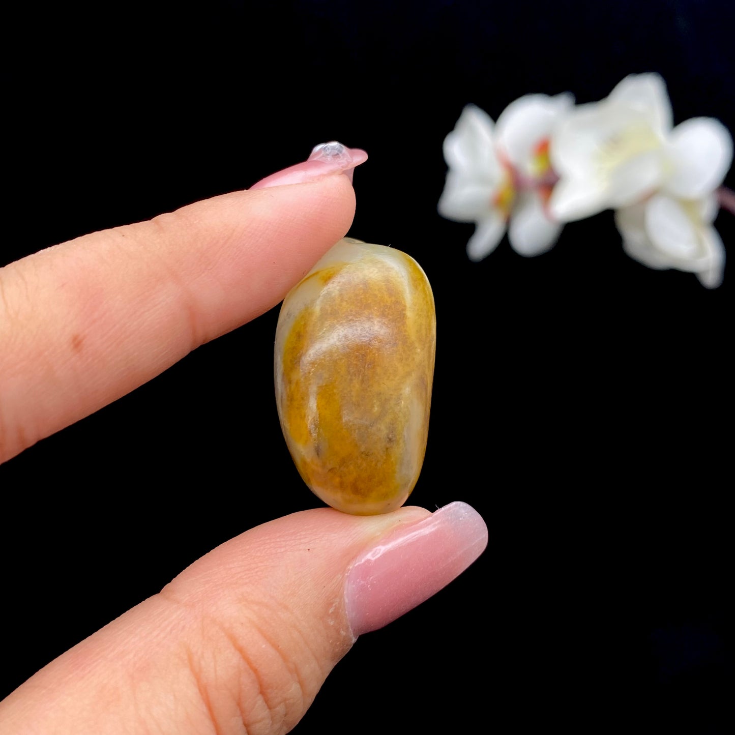 【超值推荐】和田玉-聚黄皮青花籽料吊坠籽
