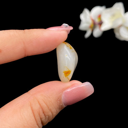 和田玉-聚黄皮青花底籽料吊坠籽