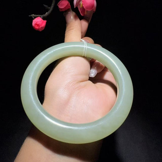 和田玉清水手镯