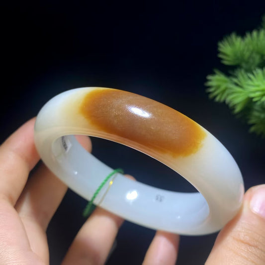和田玉糖白玉手镯