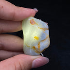 【超值推荐】和田玉-聚黄皮青花籽料挂件