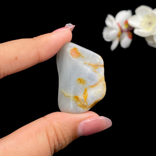 【超值推荐】和田玉-聚黄皮青花籽料挂件