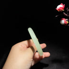 和田玉冰底翠色手镯